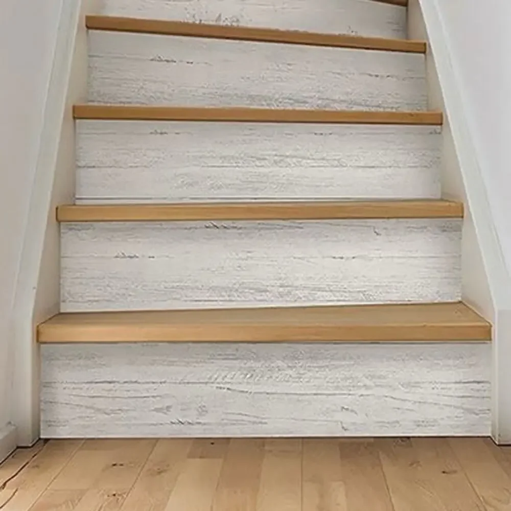 NuWallpaper Shiplap White Peel & Stick Removable Wallpaper Roll 20.5”x18’ NEW